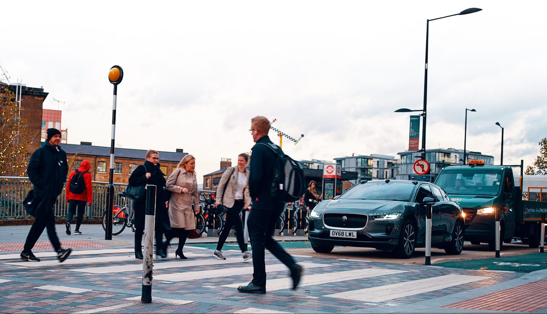 Wayve's Jaguar I-pace, autonomous vehicle - on the streets of London