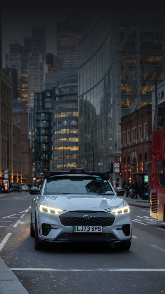 Wayve car navigation the streets in urban London, The City of London