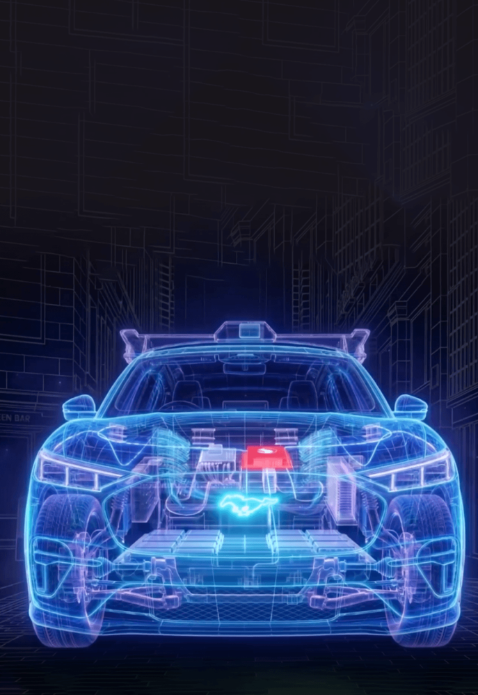 computer generated image of a car with internal parts exposed